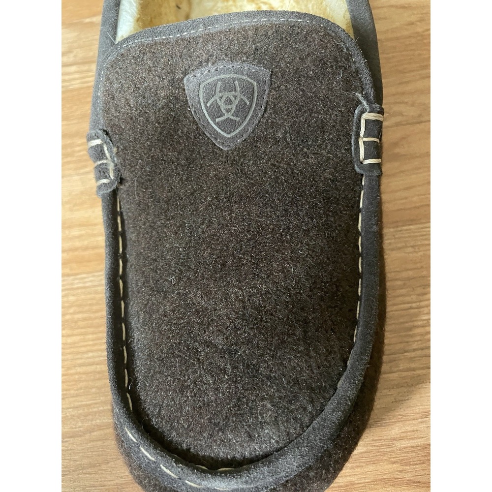 Ariat Mens Lost Lake AR2836 Brown Moccasin Slippers Size 13